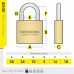 30mm Brass Padlock